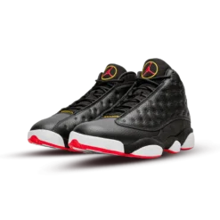 Jordan 13 Retro Playoffs (2023), Air Jordan 13 Playoffs, retro basketball sneakers, black, red, and white Jordans, stylish high tops, Nike Air Jordan, classic design, limited edition Jordans, sneaker collection, urban fashion sneakers, playoff colorway, retro sneaker design, Jordan brand shoes, premium materials, iconic Jordans, comfortable high tops, streetwear style, collector's edition Jordans, performance footwear, basketball heritage.