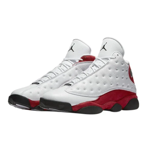 Jordan 13 Retro OG Chicago (2017), Air Jordan 13 Chicago, retro basketball sneakers, white, red, and black Jordans, stylish high tops, Nike Air Jordan, classic design, OG colorway, limited edition Jordans, sneaker collection, urban fashion sneakers, retro sneaker design, Jordan brand shoes, premium materials, iconic Jordans, comfortable high tops, streetwear style, collector's edition Jordans, performance footwear, basketball heritage.