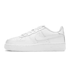 Nike Air Force 1 Low LE, Triple White AF1 (GS), Nike AF1 Triple White, grade school Nike AF1, Nike Air Force 1 kids' edition, all-white Nike AF1, Nike AF1 white colorway, Nike Air Force 1 LE GS, Triple White sneakers, kids' Nike AF1, classic white Nike AF1, Nike sneakerhead collection, Nike AF1 kids' style, White Nike Air Force 1 Low, Nike AF1 Triple White GS edition